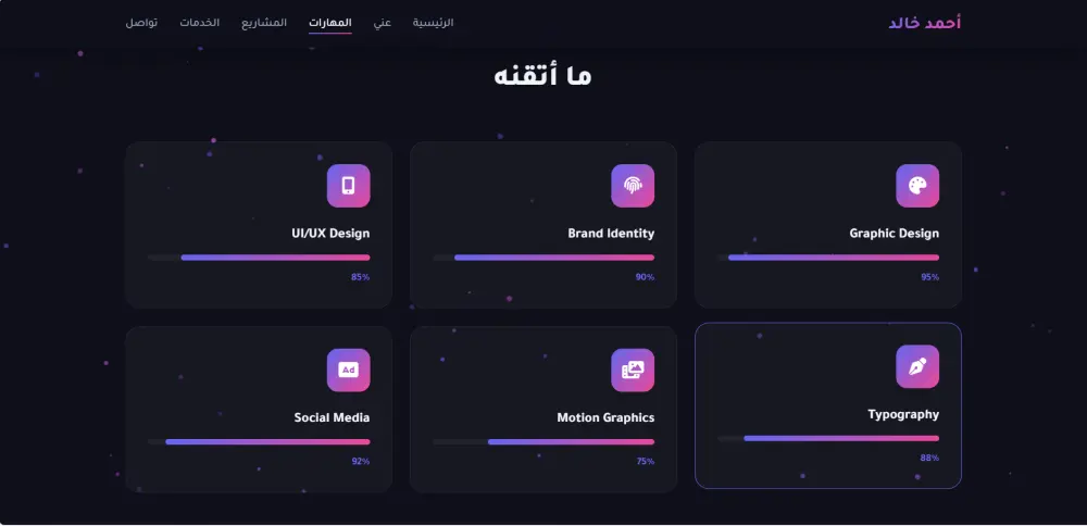 صمم بورتفوليو يبهر الشركات ويضعك في مقدمة المستقلين.