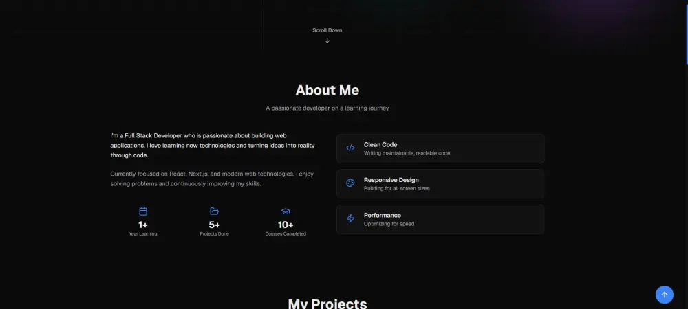 سأصمم وأطور موقع Portfolio احترافي باستخدام Next.js وReact