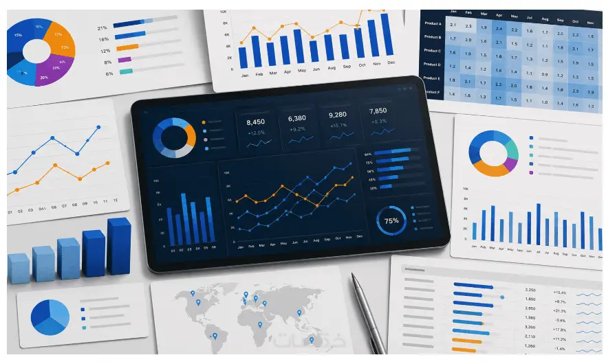 تحليل البيانات باستخدام Excel وPower BI وSQLوإنشاء Dashboard