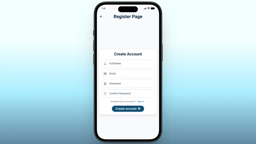 برمجة وتصميم شاشات تسجيل الدخول وإنشاء الحساب (Auth Screens) باستخدام Flutter