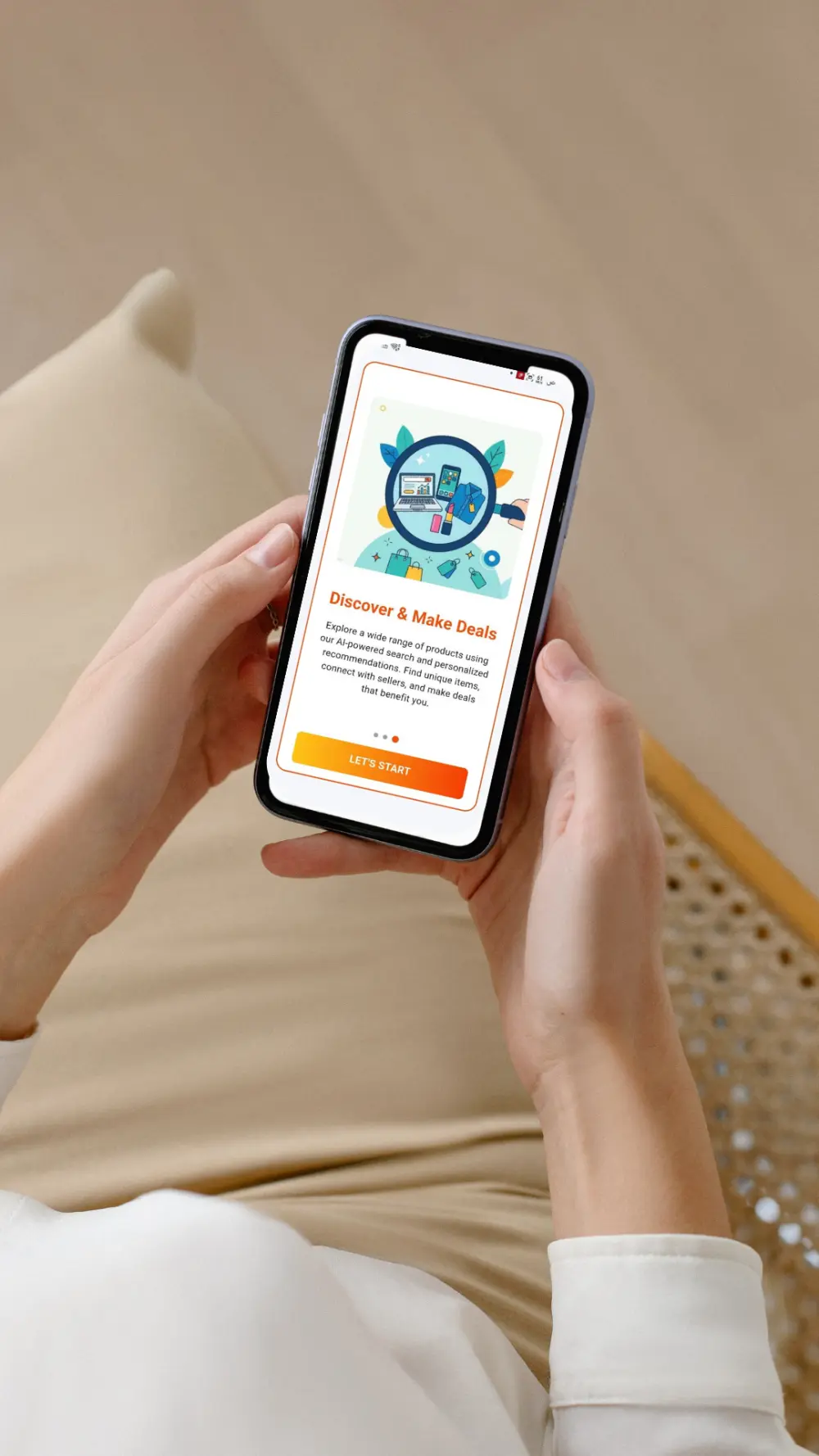 تصميم واجهة تطبيق موبايل باستخدام flutter