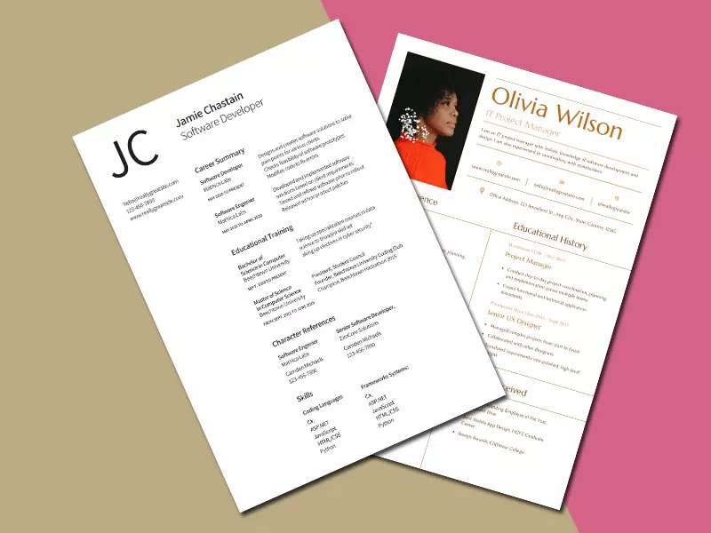 كتابة سيرة ذاتيه متميزه CV writing