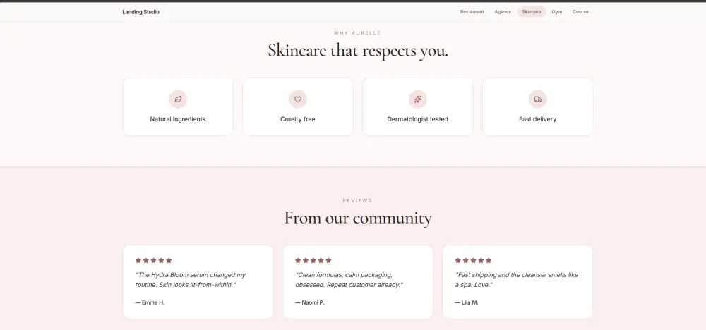 سأصمم Landing Page عصرية لتحويل الزوار إلى عملاء دائمين