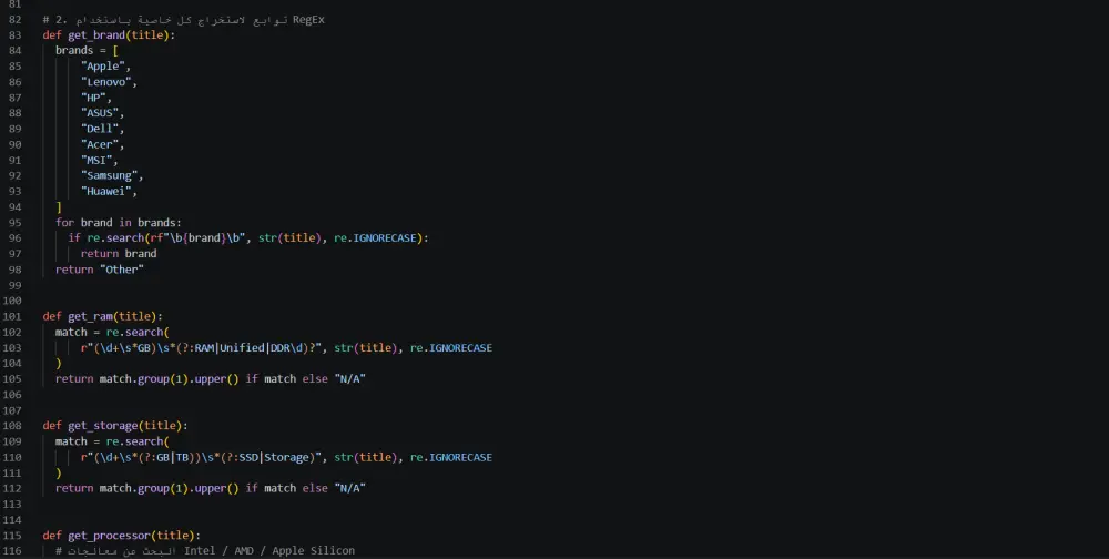 استخراج البيانات وجمعها من المواقع الإلكترونية (Web Scraping) بـ Python