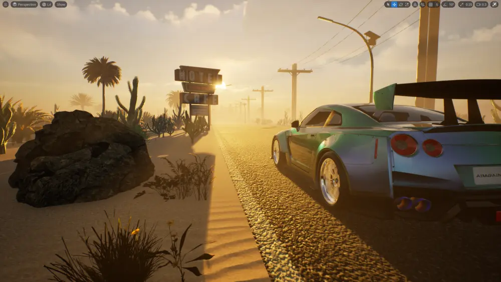 سأصمم بيئة ثلاثية الأبعاد (3D) احترافية باستخدام Unreal Engine 5