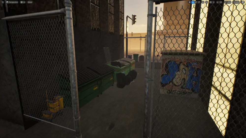 سأصمم بيئة ثلاثية الأبعاد (3D) احترافية باستخدام Unreal Engine 5