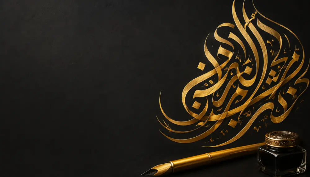 تصميم شعار و مخطوطات بالخط العربي