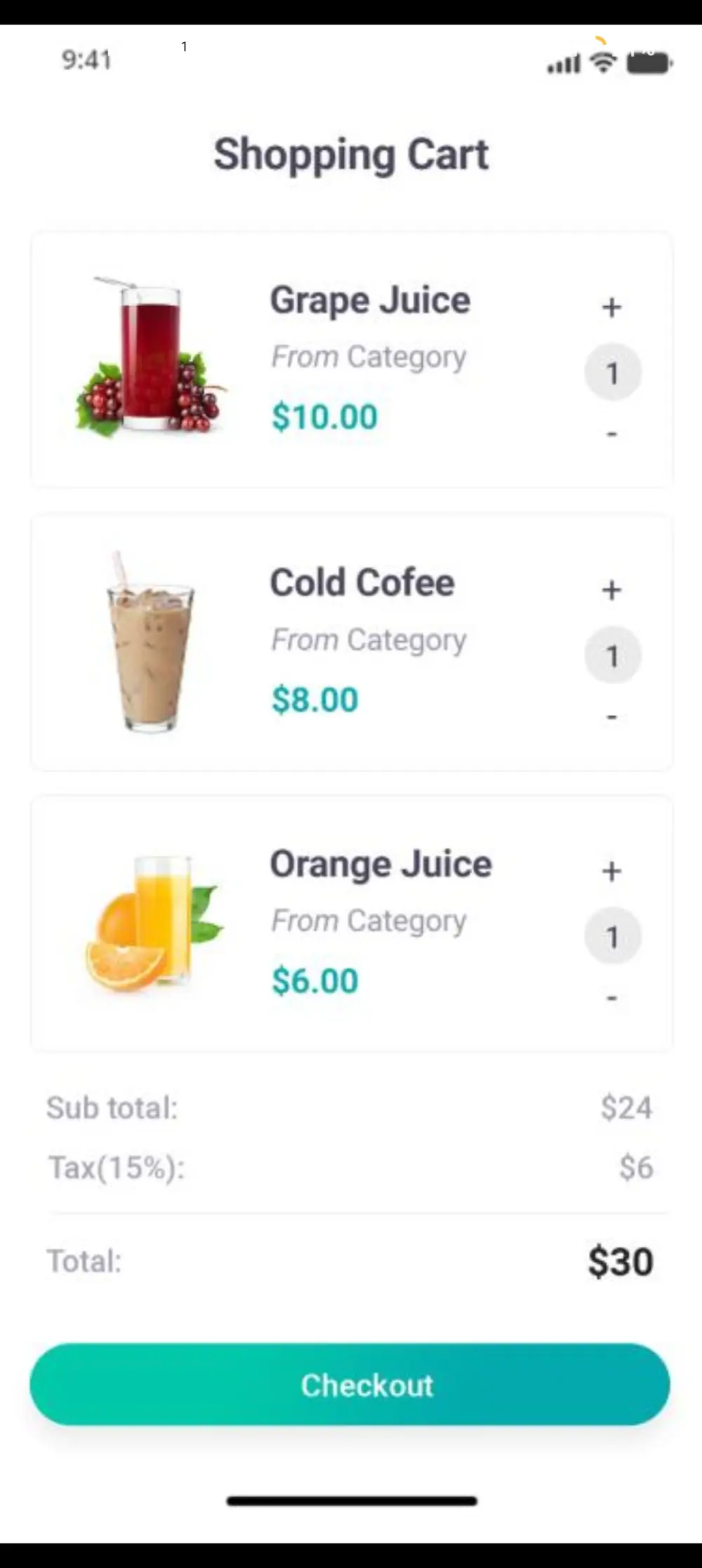 I will design a modern mobile app UI for a healthy water brand, allowing users to explore products, order drinks, and manage subscriptions