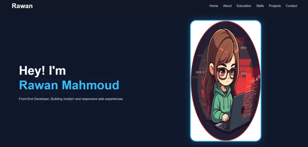 سأصمم وأطور موقع Portfolio شخصي احترافي ومتجاوب