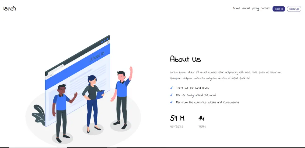 سأصمم Landing Page احترافية ومتجاوبة باستخدام HTML وCSS وJavaScript