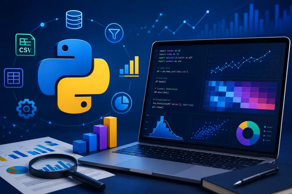معالجة وتحليل البيانات باستخدام Python