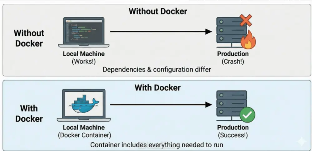 تهيئة المشاريع للعمل باستخدام Docker وDocker Compose