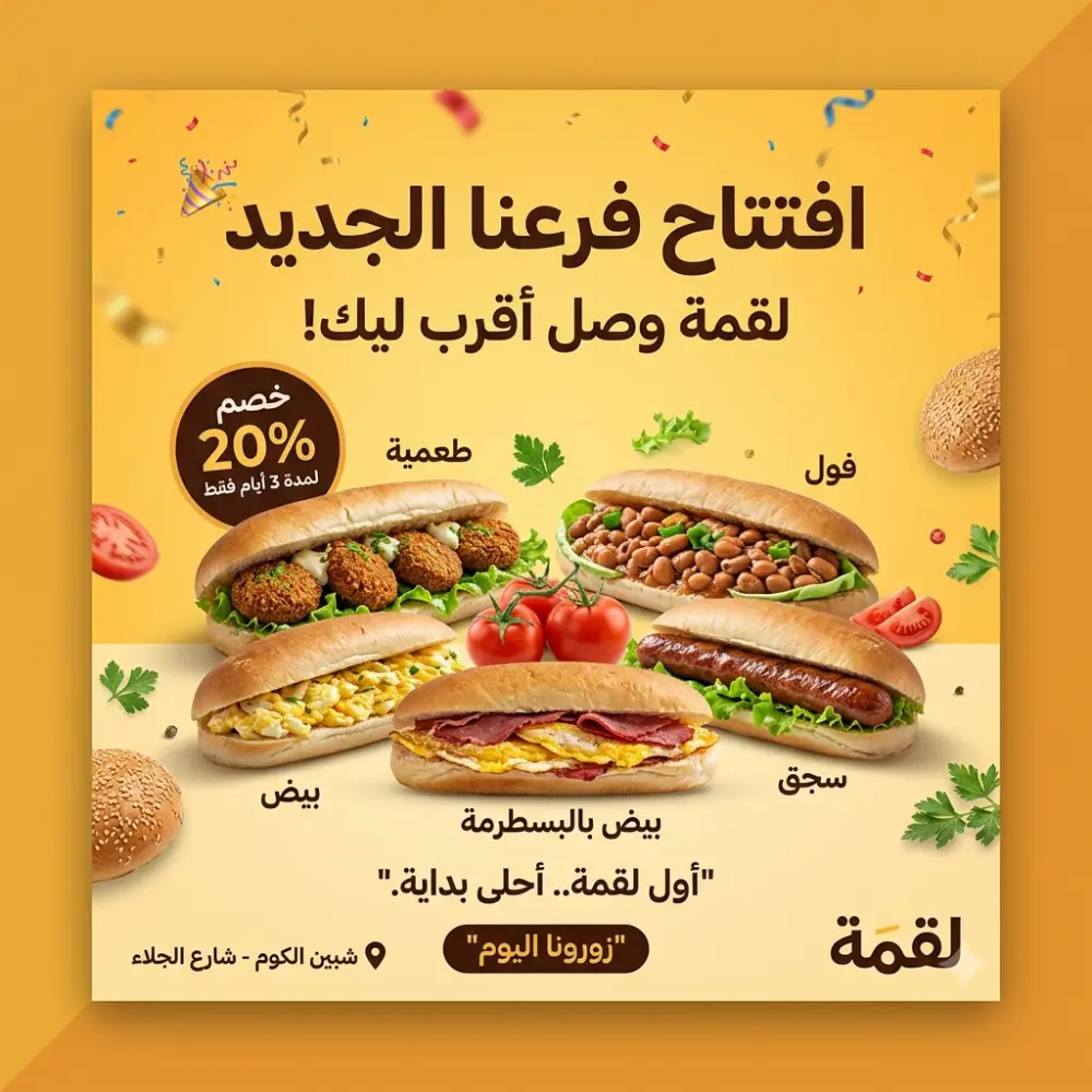 تصميم بوسترات سوشيال ميديا احترافية وتفاعلية تبرز علامتك التجارية