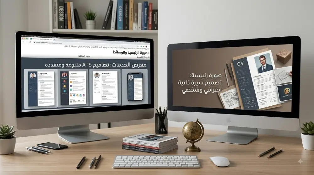 كتابة وتصميم سيرة ذاتية احترافية ATS متوافقة مع معايير التوظيف