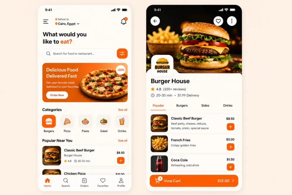 تصميم واجهات UI احترافية باستخدام Flutter