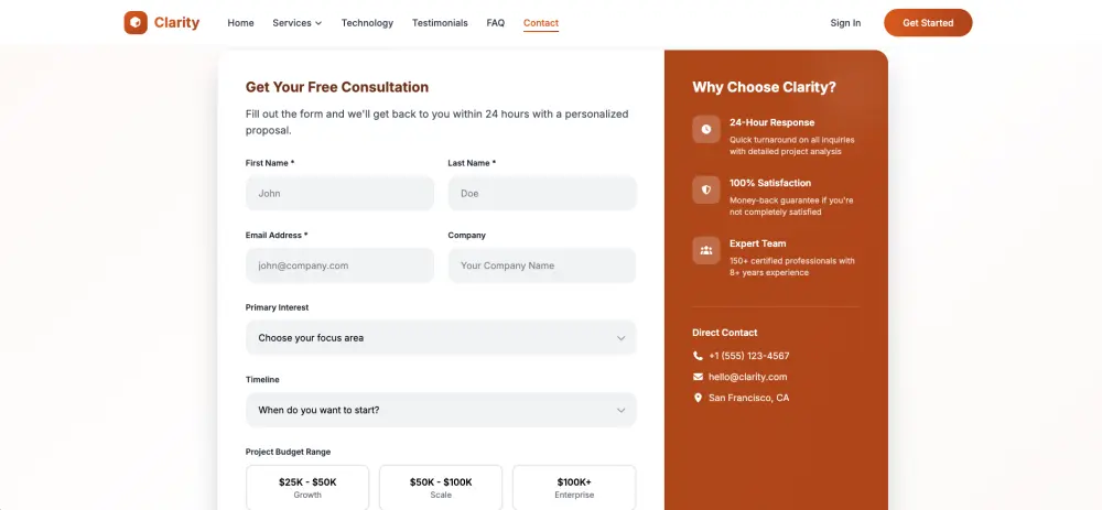 تصميم صفحة ويب احترافية ومتجاوبة باستخدام HTML وCSS و bootstrap