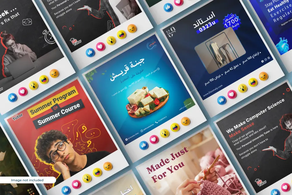 بوست سوشيال ميديا احترافي وجذاب لمنصات التواصل الاجتماعي