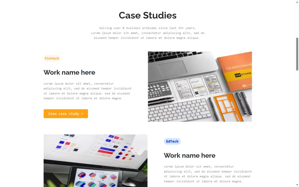 سأقوم بتصميم وتطوير موقع Portfolio احترافي