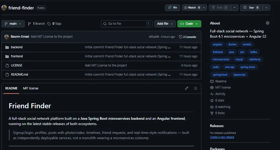 سأقوم ببناء Backend كامل باستخدام Java Spring Boot و JWT Aut