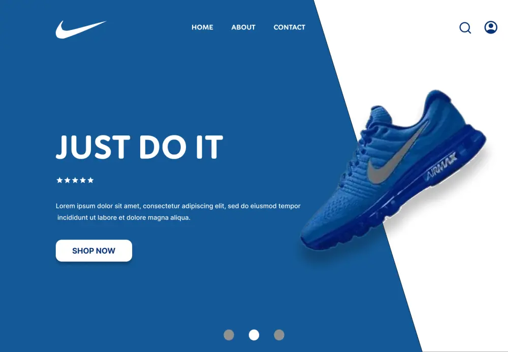 تصميم  landing page