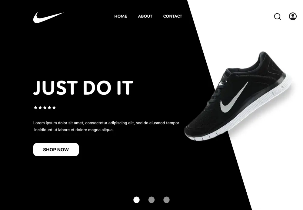 تصميم  landing page