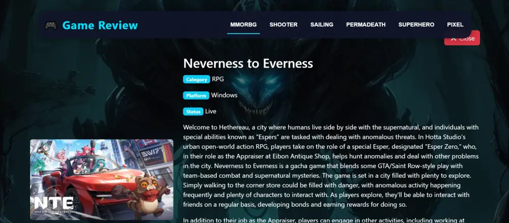 سأقوم بإنشاء موقع Game Review احترافي يعرض أحدث الألعاب مع صورها وتفاصيلها وتصنيفاتها باستخدام HTML، CSS، JavaScript، وBootstrap، مع دمج API لعرض البيانات بشكل مباشر، وتصميم متجاوب وسريع يناسب جميع الشاشات، وكود نظيف ومنظم وسهل التعديل.