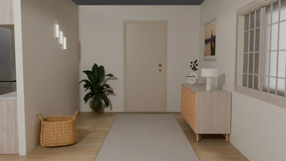 تحويل المخططات والصور إلى تصاميم 3D واقعية للمساحات الداخلية ببرنامج Blender (صور + فيديو)