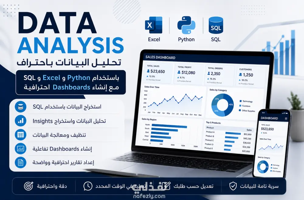 سأقوم بتحليل وتنظيف بيانات Excel وإنشاء رسوم بيانية وتقرير بالنتائج