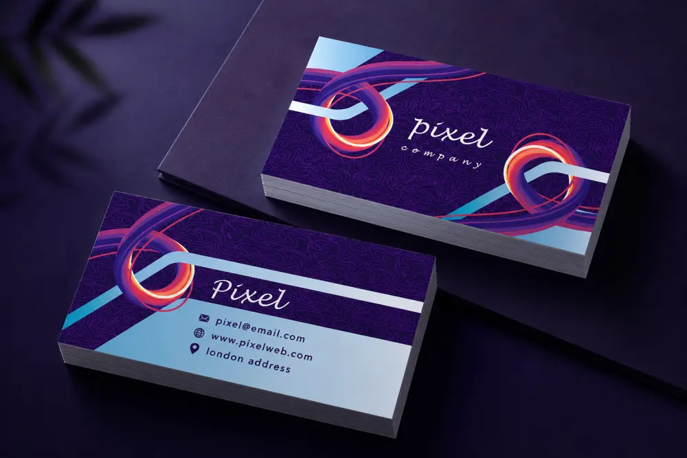 تصميم بطاقة أعمال Business Card احترافية وعصرية