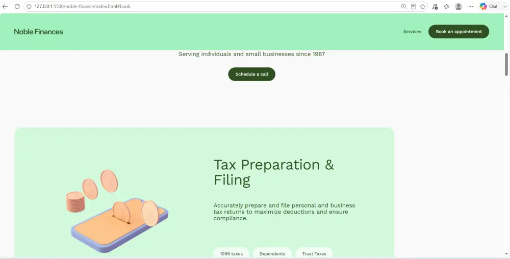 تحويل تصميم Figma إلى صفحة HTML وCSS وJavaScript متجاوبة