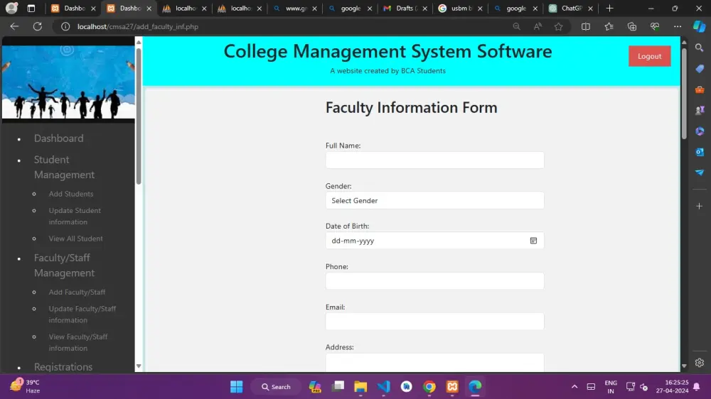 إنشاء وتطوير صفحات ويب متجاوبة باستخدام HTML وCSS وJavaScript
