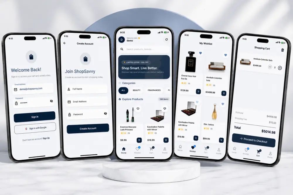 سأطور تطبيق Flutter احترافي للأندرويد وiOS بواجهة عصرية