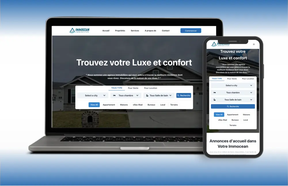تطوير موقع ويب احترافي ومتجاوب حسب احتياجات مشروعك