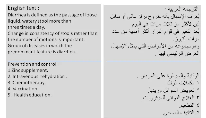 ترجمة طبية دقيقة من الإنجليزية إلى العربية والعكس