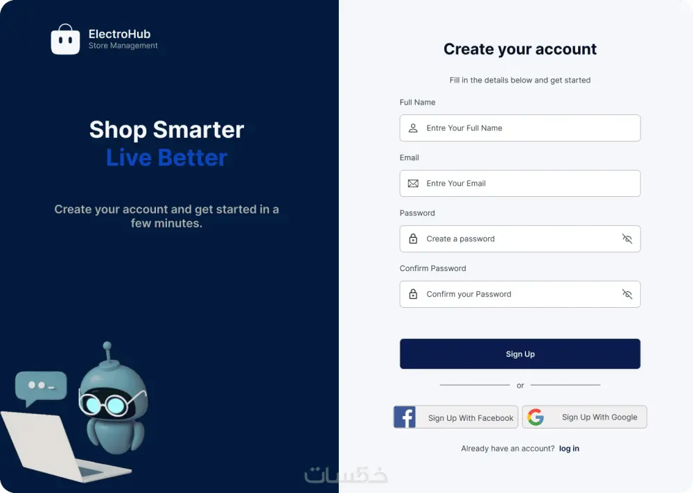 سأصمم لك Dashboard احترافي وعصري باستخدام Figma