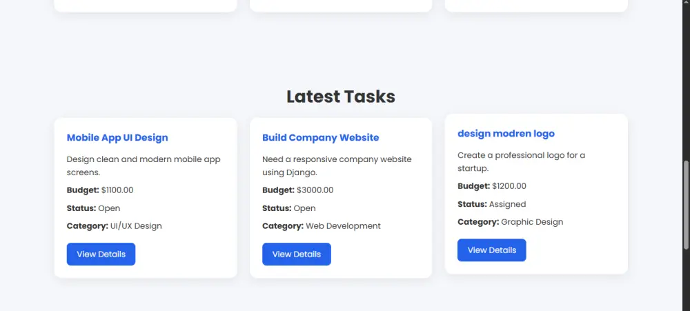 تصميم وتطوير موقع إلكتروني احترافي باستخدام HTML وCSS وJavaScript وDjango