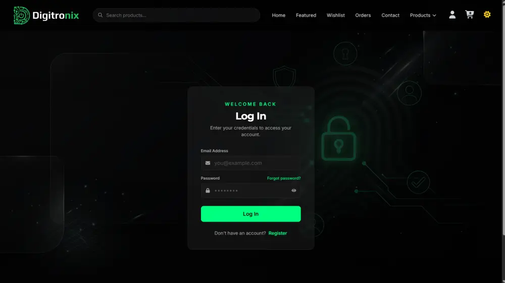 قالب متجر إلكتروني متكامل — Full Stack E-Commerce