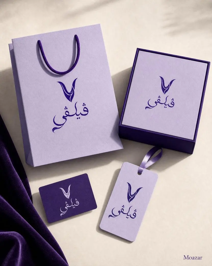 تصميم هوية بصرية متكاملة للعلامة التجارية تشمل الشعار والألوان والخطوط والعناصر البصرية والتطبيقات الأساسية