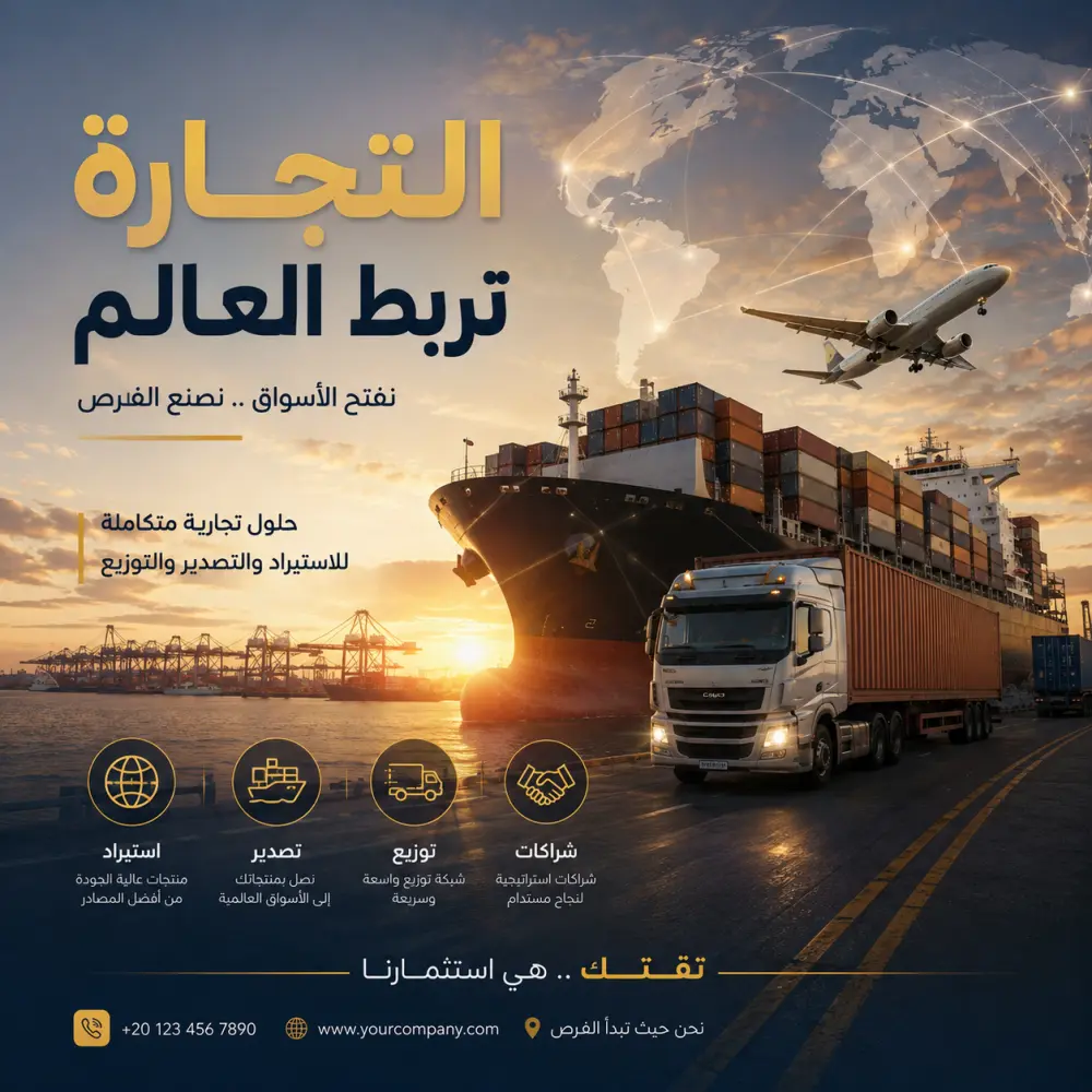 تصميم بوسترات تسويقية  احترافية