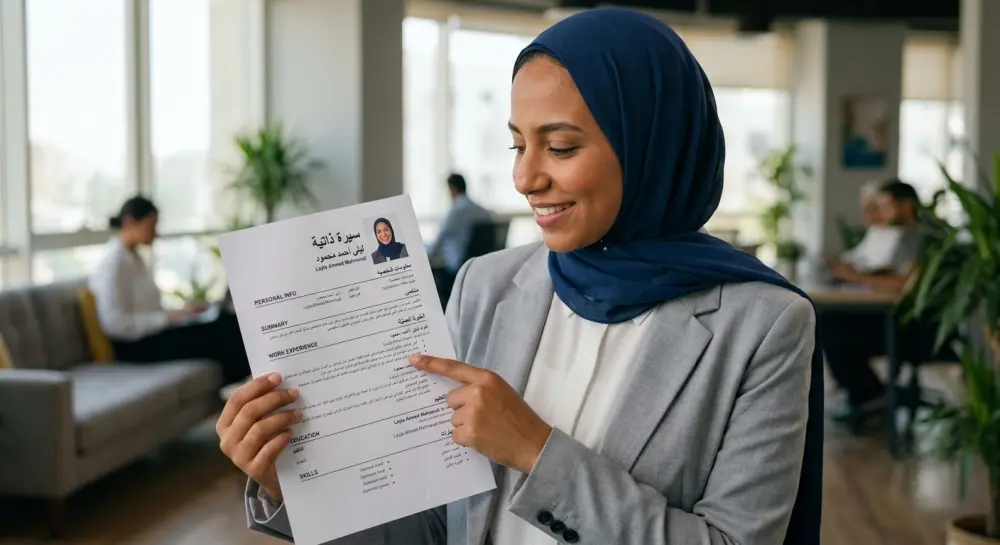 سيرة ذاتية احترافية تفتح لك أبواب التوظيف (عربي / إنجليزي)