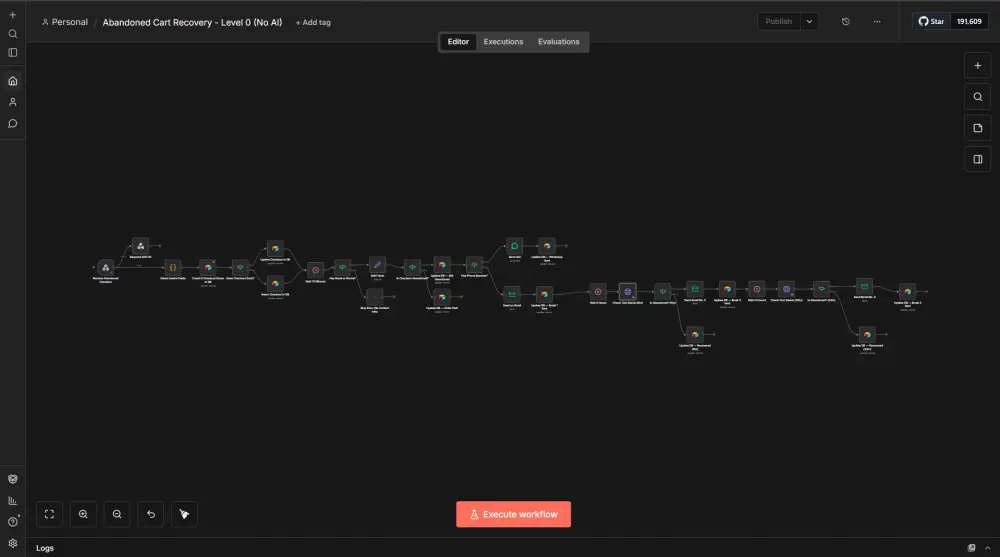 سأقوم بإنشاء Workflow أتمتة واحد باستخدام n8n لربط خدماتك أو أنظمتك وتنفيذ مهمة متكررة تلقائياً.