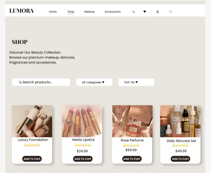 تصميم واجهة موقع ويب احترافية UI/UX