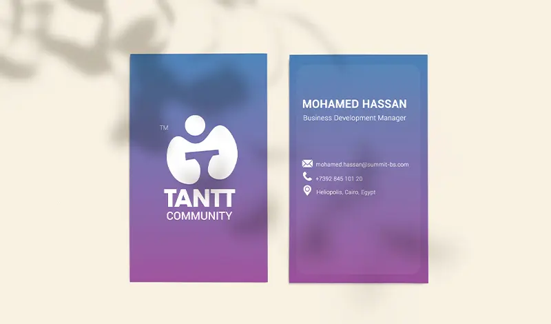 تصميم كارت شخصي business card لمختلف الأعمال و الشخصيات