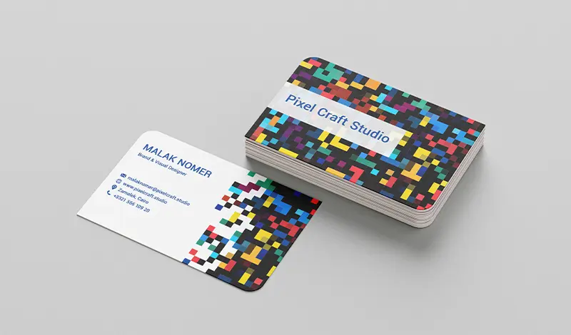 تصميم كارت شخصي business card لمختلف الأعمال و الشخصيات