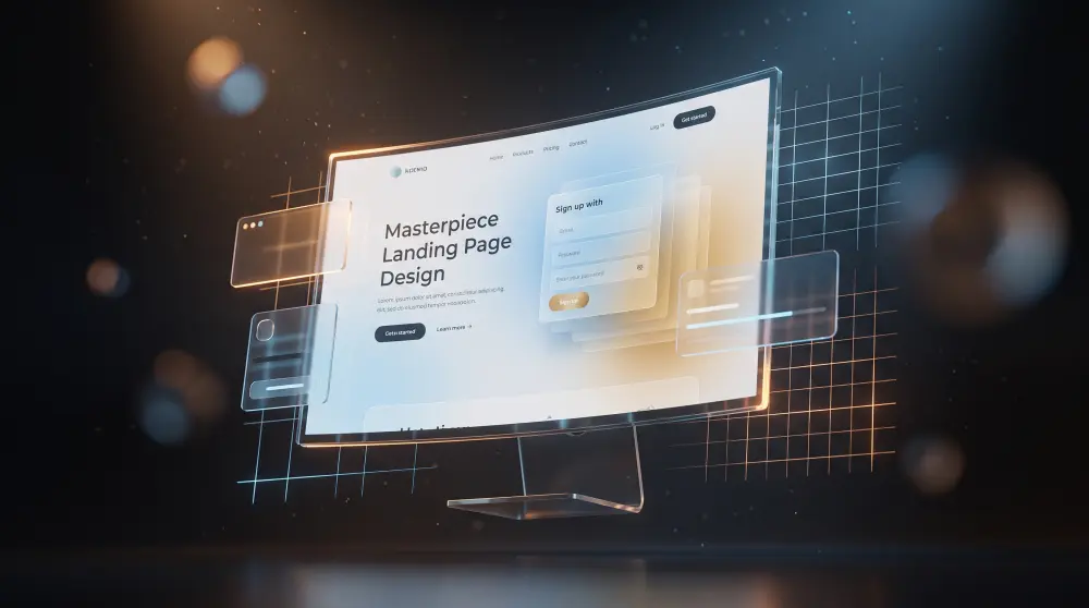 تصميم وبرمجة صفحة هبوط (Landing Page) عصرية وسريعة متجاوبة مع جميع الشاشات