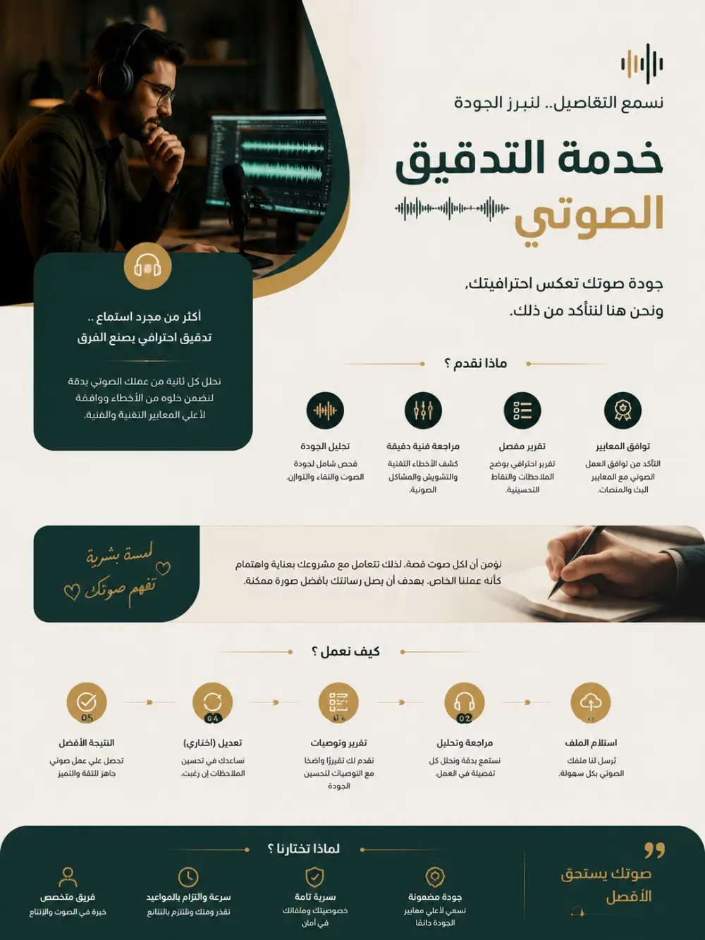 سأعيد صياغة نصوصك باحترافية وأحسن أسلوبها ووضوحها مع الحفاظ على المعنى الأصلي