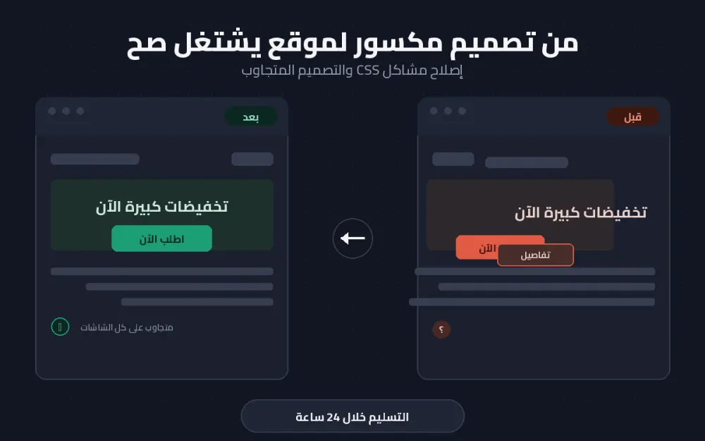 إصلاح مشاكل التصميم المتجاوب وأخطاء CSS في موقعك