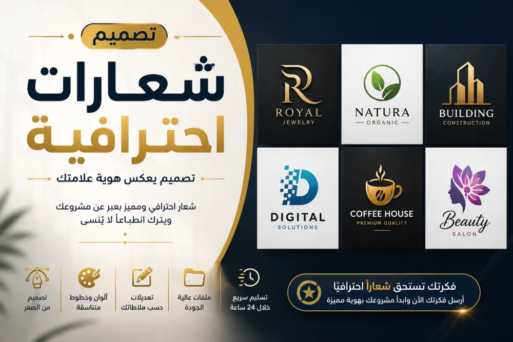 تصميم شعار احترافي ومميز