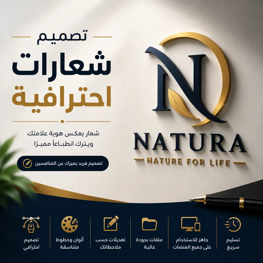 تصميم شعار احترافي ومميز