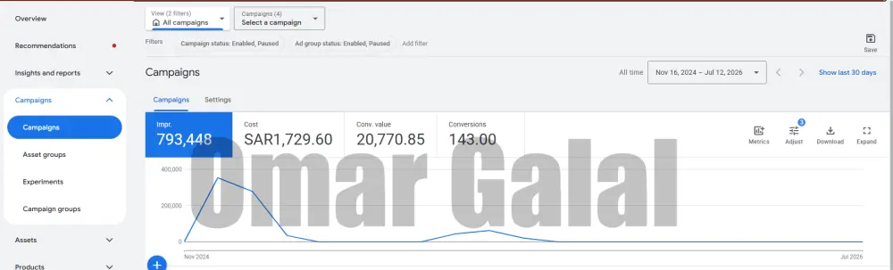 انشاء حملات جوجل ادز Google ads
